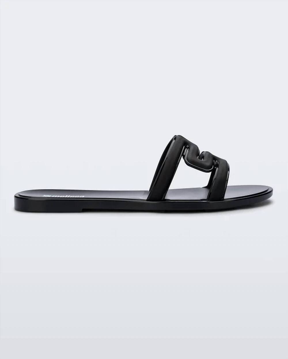 NEW MELISSA women's slip-on style slide sandal in black